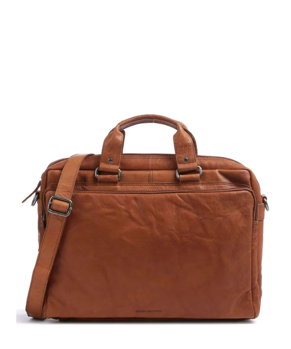 Bronco Aktentasche 15″ Büffelleder cognac