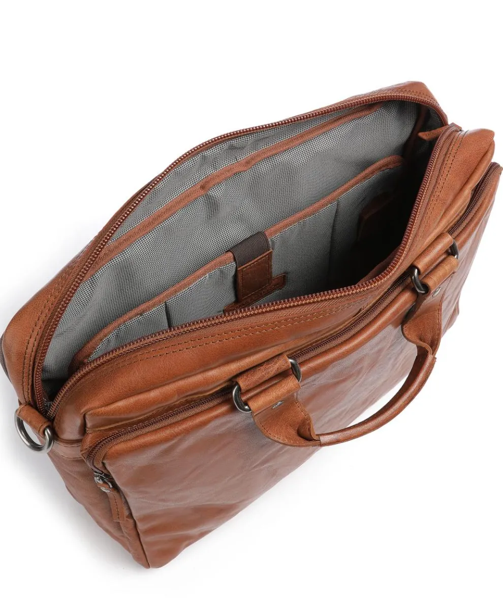 Bronco Aktentasche 15″ Büffelleder cognac