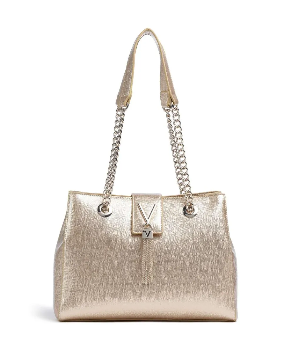 Divina Shopper Lederimitat gold