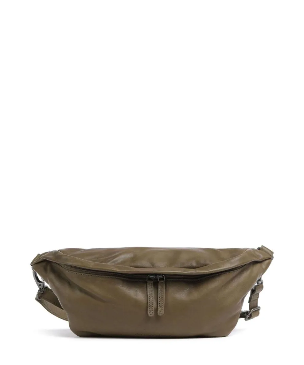 Kruger Gürteltasche weiches Rindsleder olivgrün