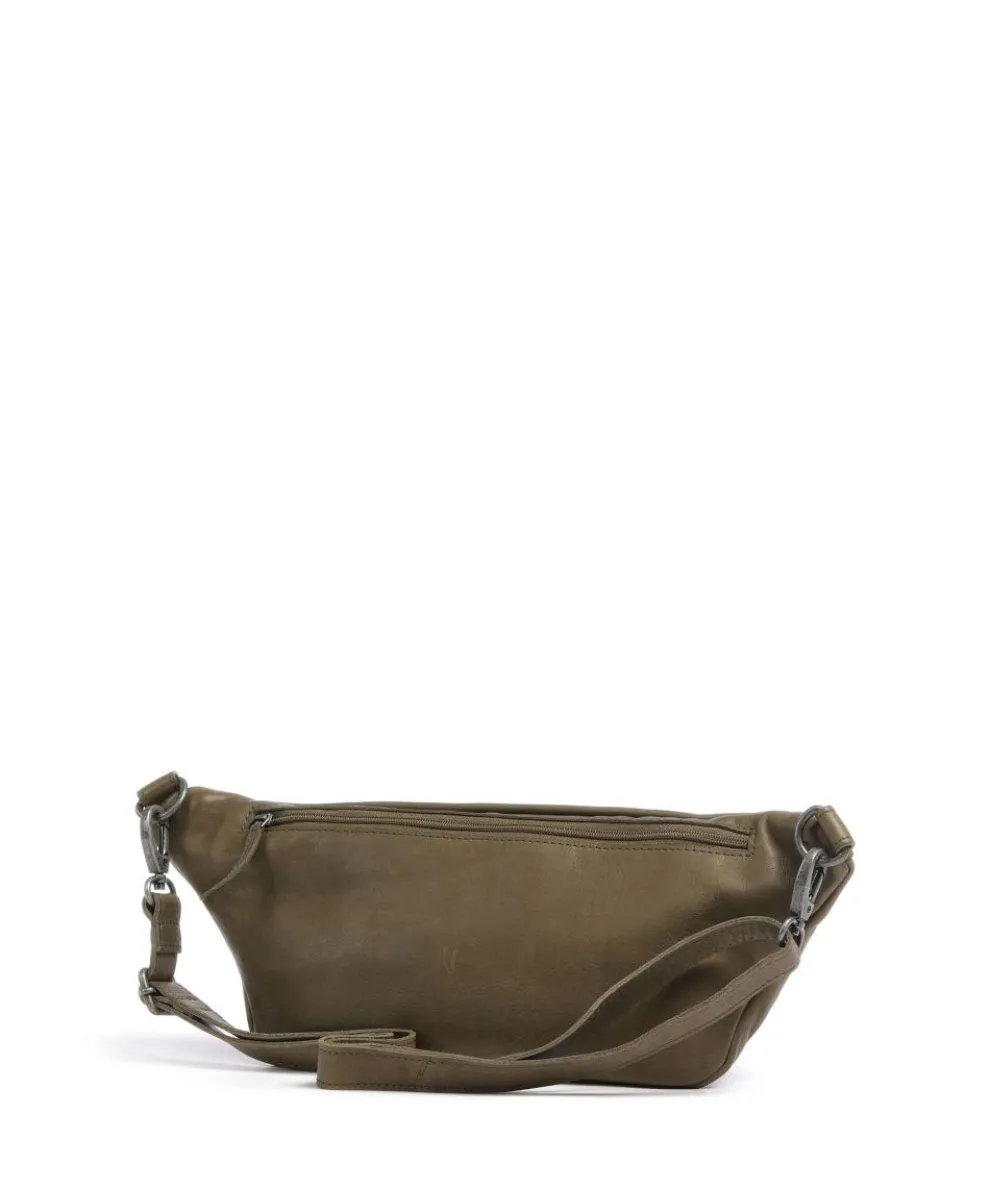 Kruger Gürteltasche weiches Rindsleder olivgrün