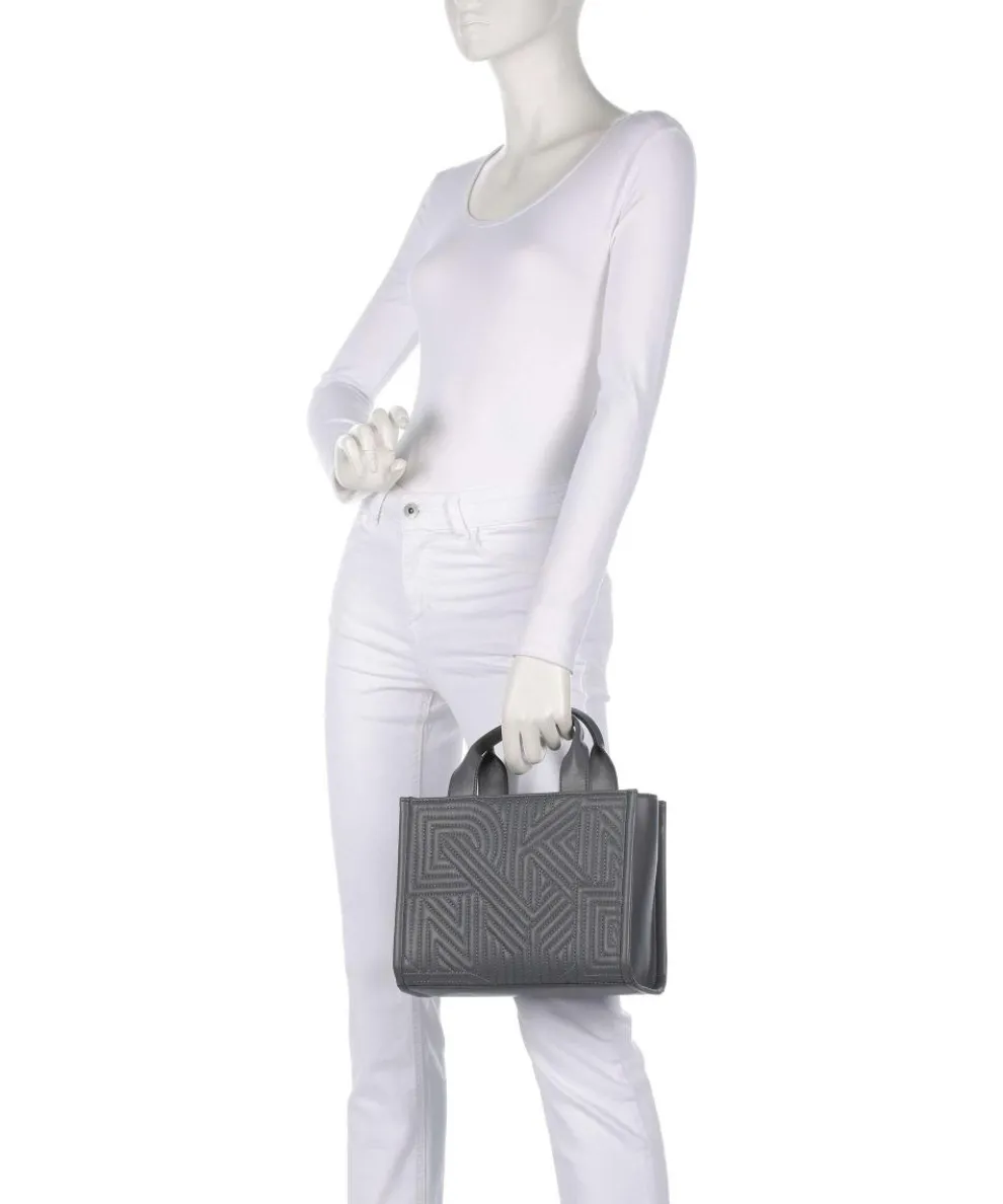 Hadlee Handtasche Lederimitat dunkelgrau