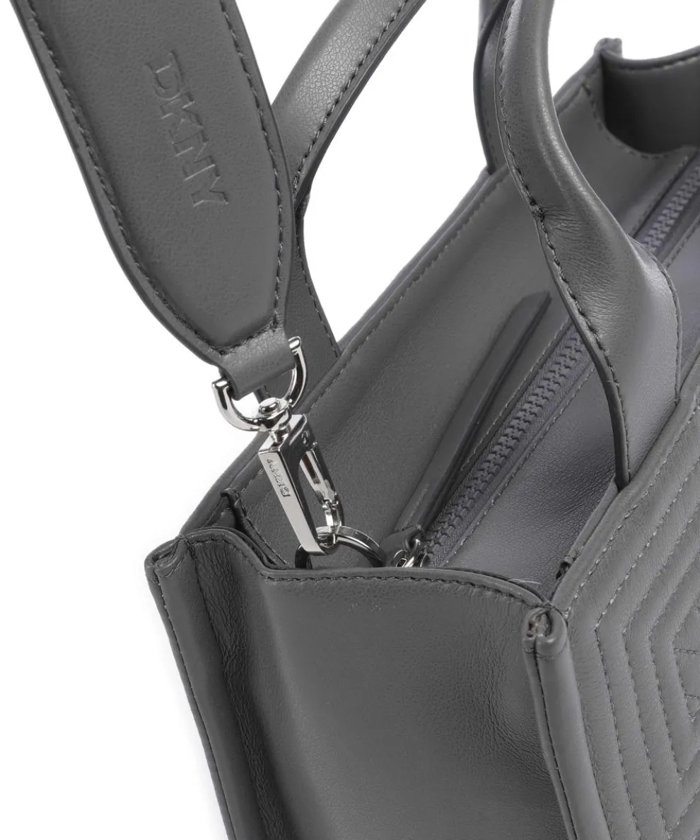 Hadlee Handtasche Lederimitat dunkelgrau