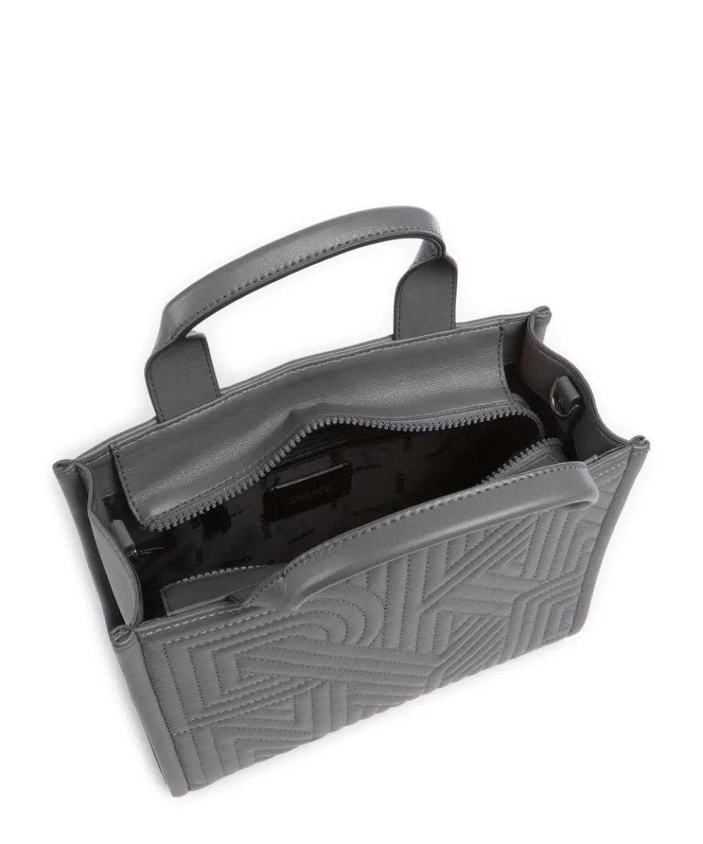 Hadlee Handtasche Lederimitat dunkelgrau