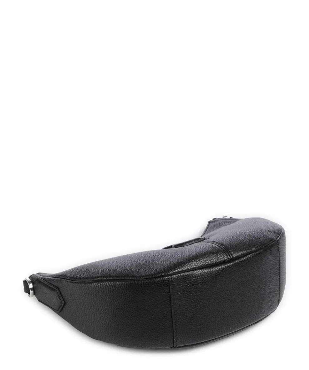 Anett Schultertasche Lederimitat schwarz