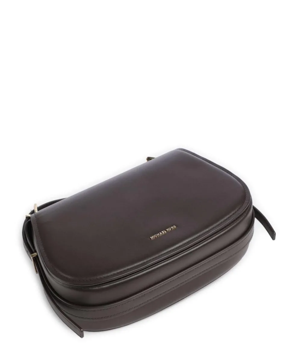 Lydia Schultertasche Rindsleder dunkelbraun