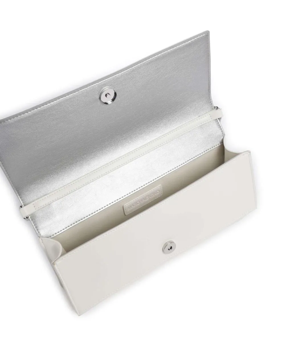 Stefany Schultertasche Lederimitat weiß