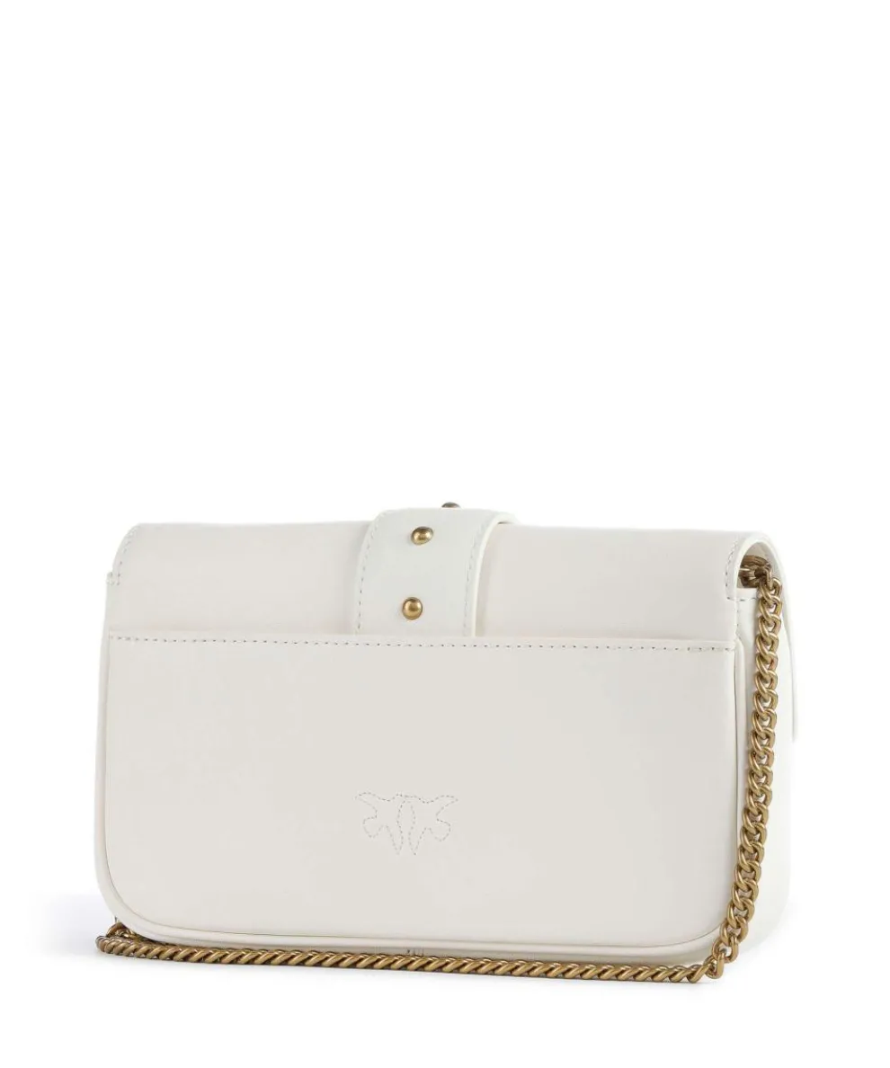 Love One Pocket Geldbörse fein genarbtes Leder elfenbein