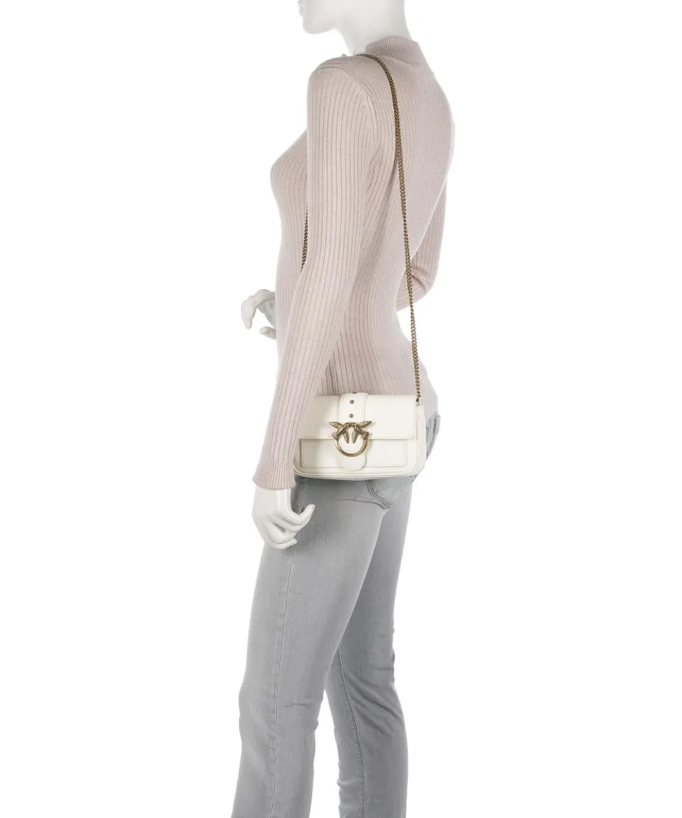 Love One Pocket Geldbörse fein genarbtes Leder elfenbein