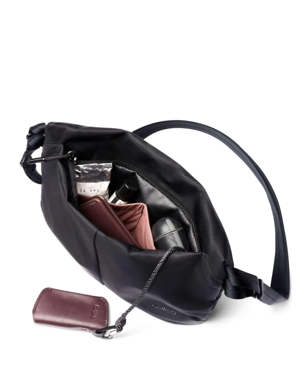 Laneway 3.5L Umhängetasche recyceltes Nylon schwarz