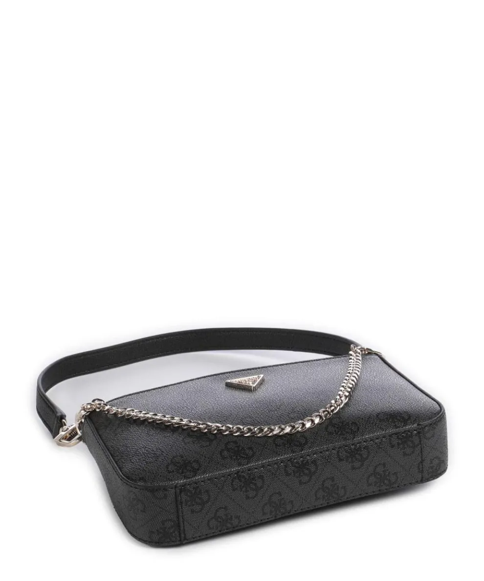 Noelle Mini Schultertasche Lederimitat dunkelgrau