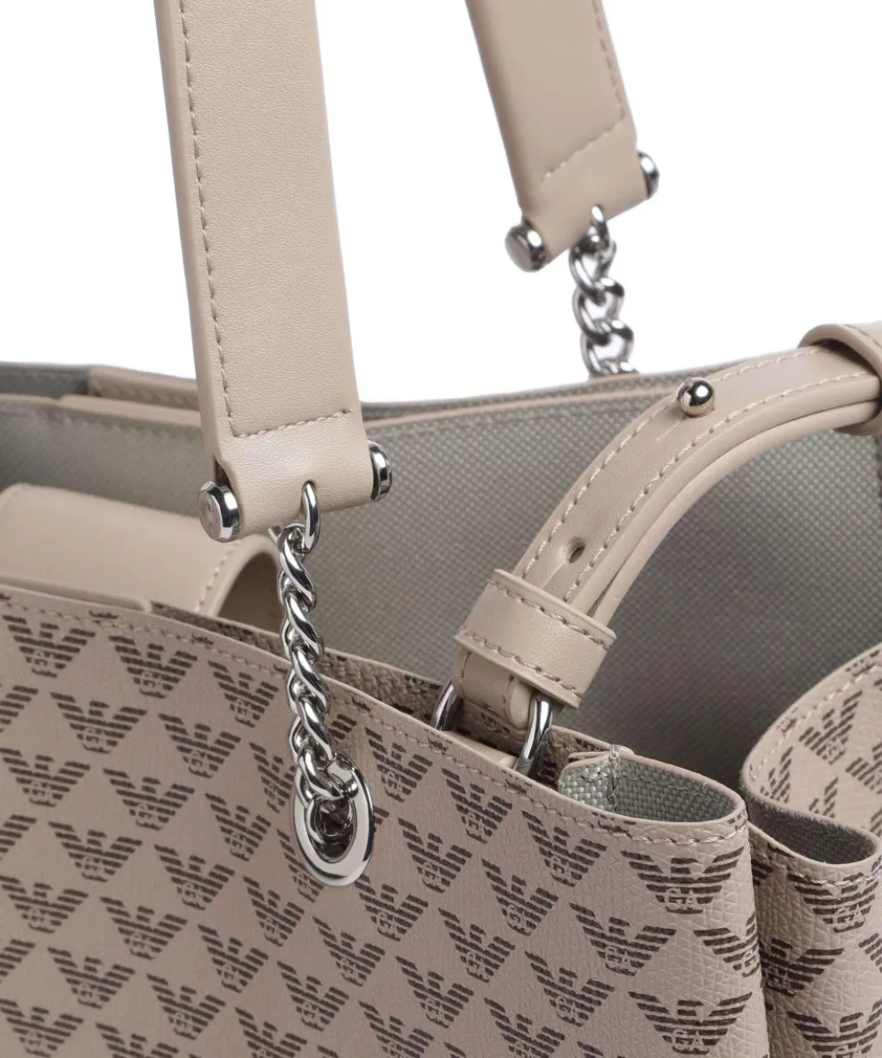 Annie Shopper Lederimitat taupe