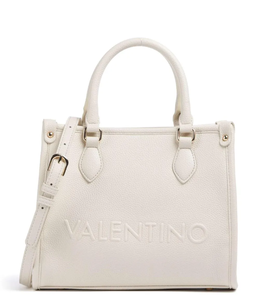 Rised Re Handtasche Lederimitat creme