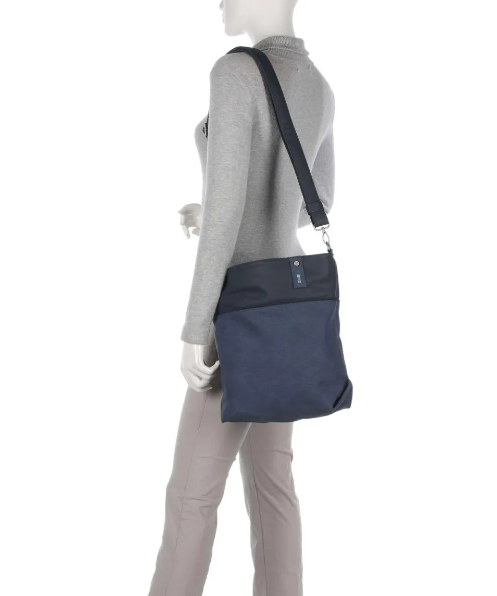 Jana J12 Beuteltasche Lederimitat dunkelblau