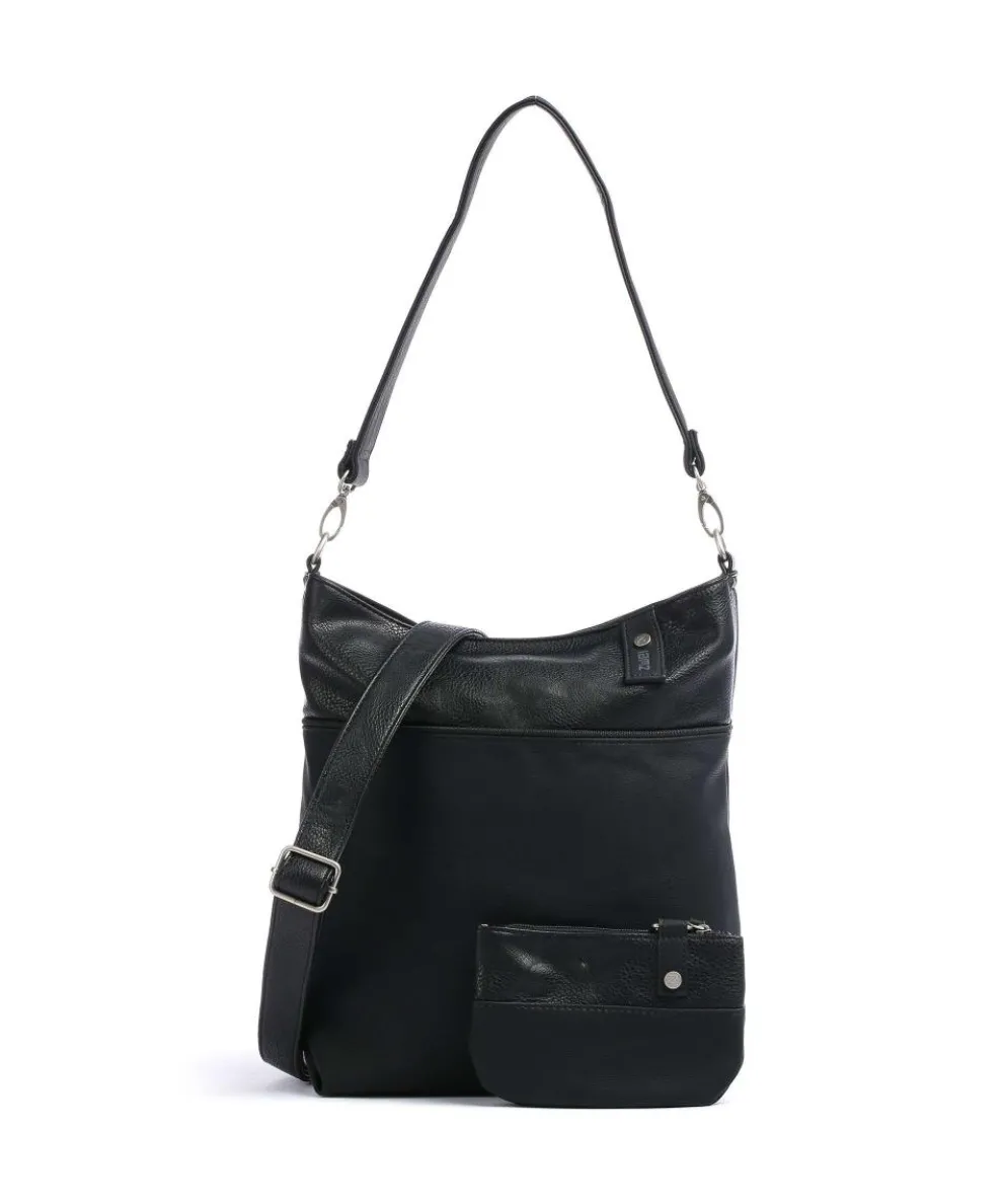 Jana J12 Beuteltasche Lederimitat schwarz