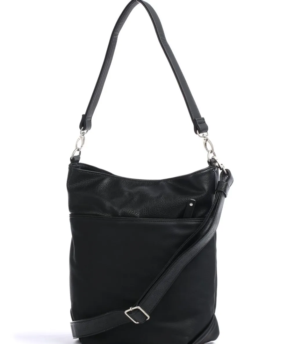 Jana J12 Beuteltasche Lederimitat schwarz