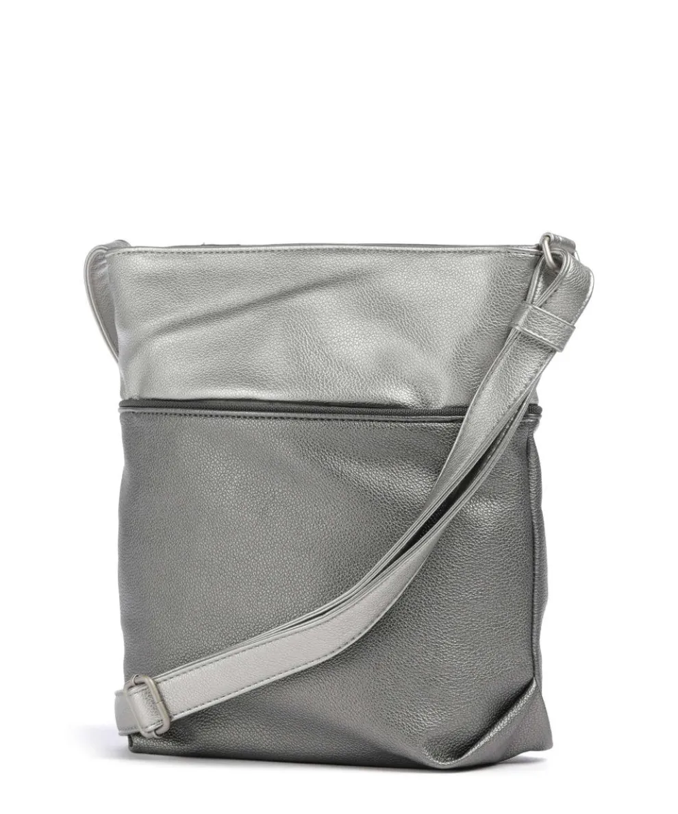 Jana J10 Schultertasche Lederimitat silber