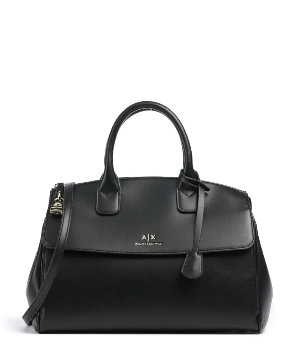 Jane L Handtasche Lederimitat schwarz
