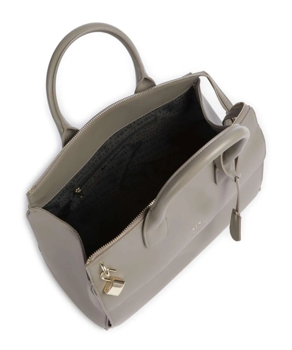 Jane L Handtasche Lederimitat taupe
