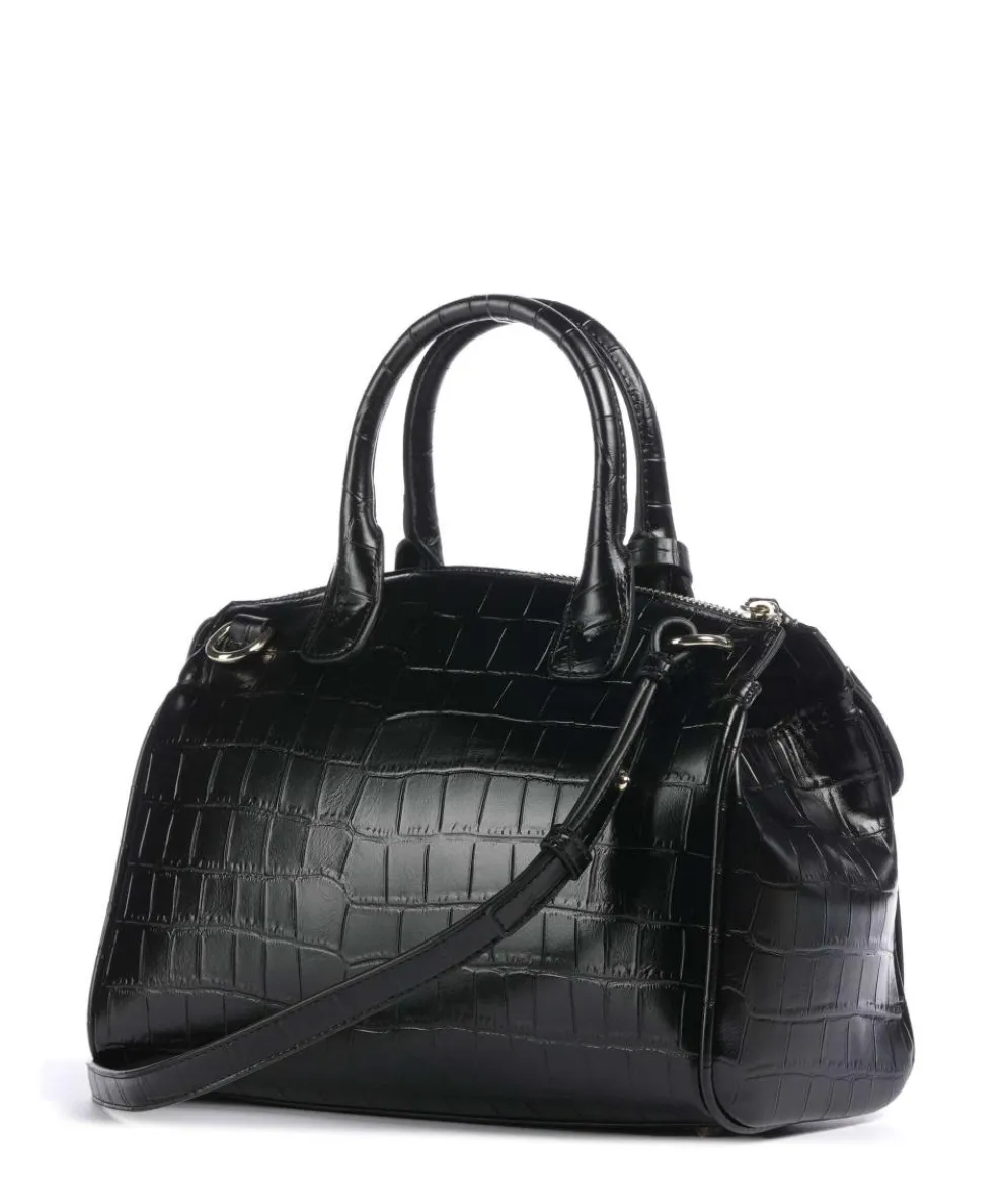 Jane M Handtasche Lederimitat schwarz