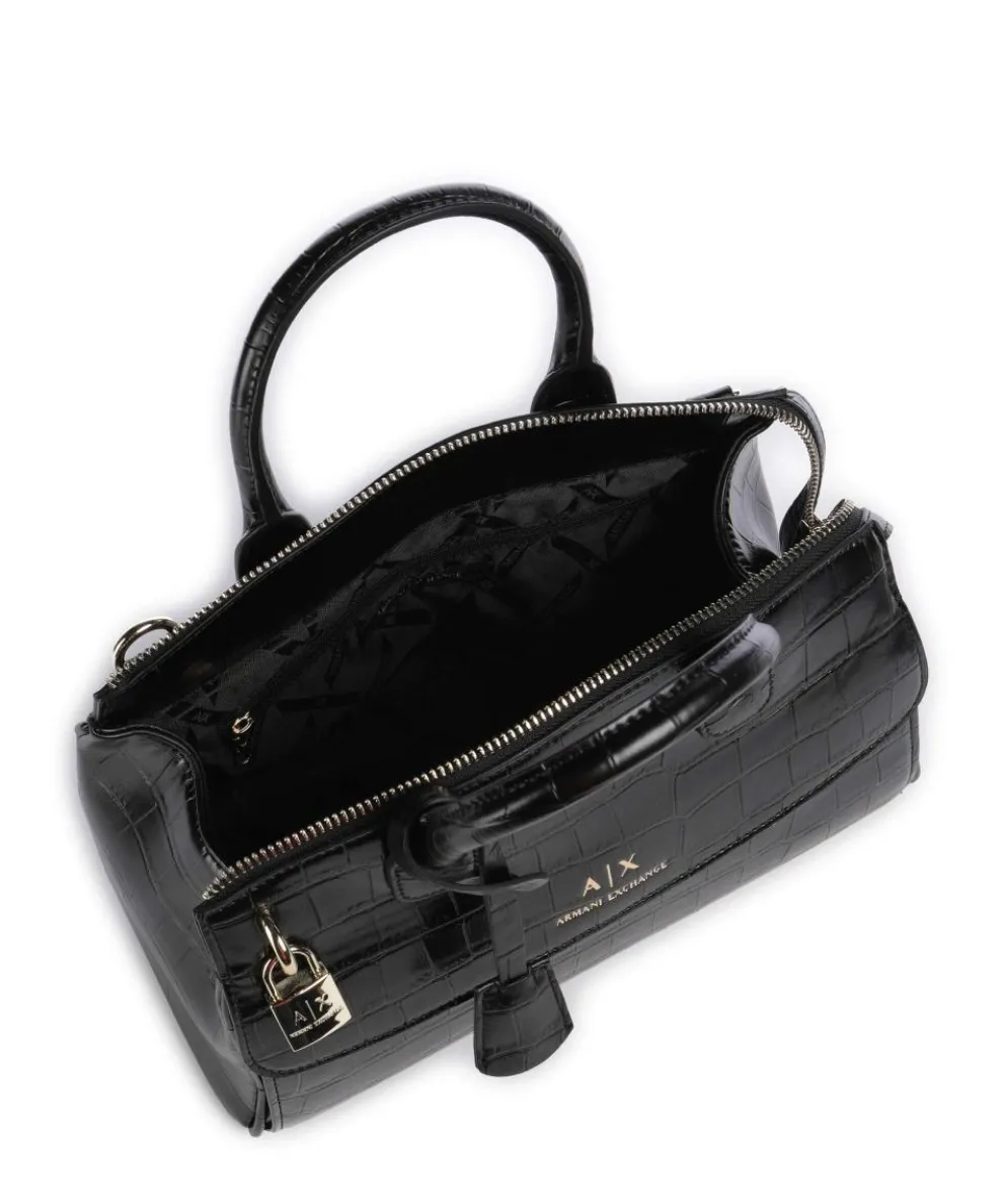 Jane M Handtasche Lederimitat schwarz