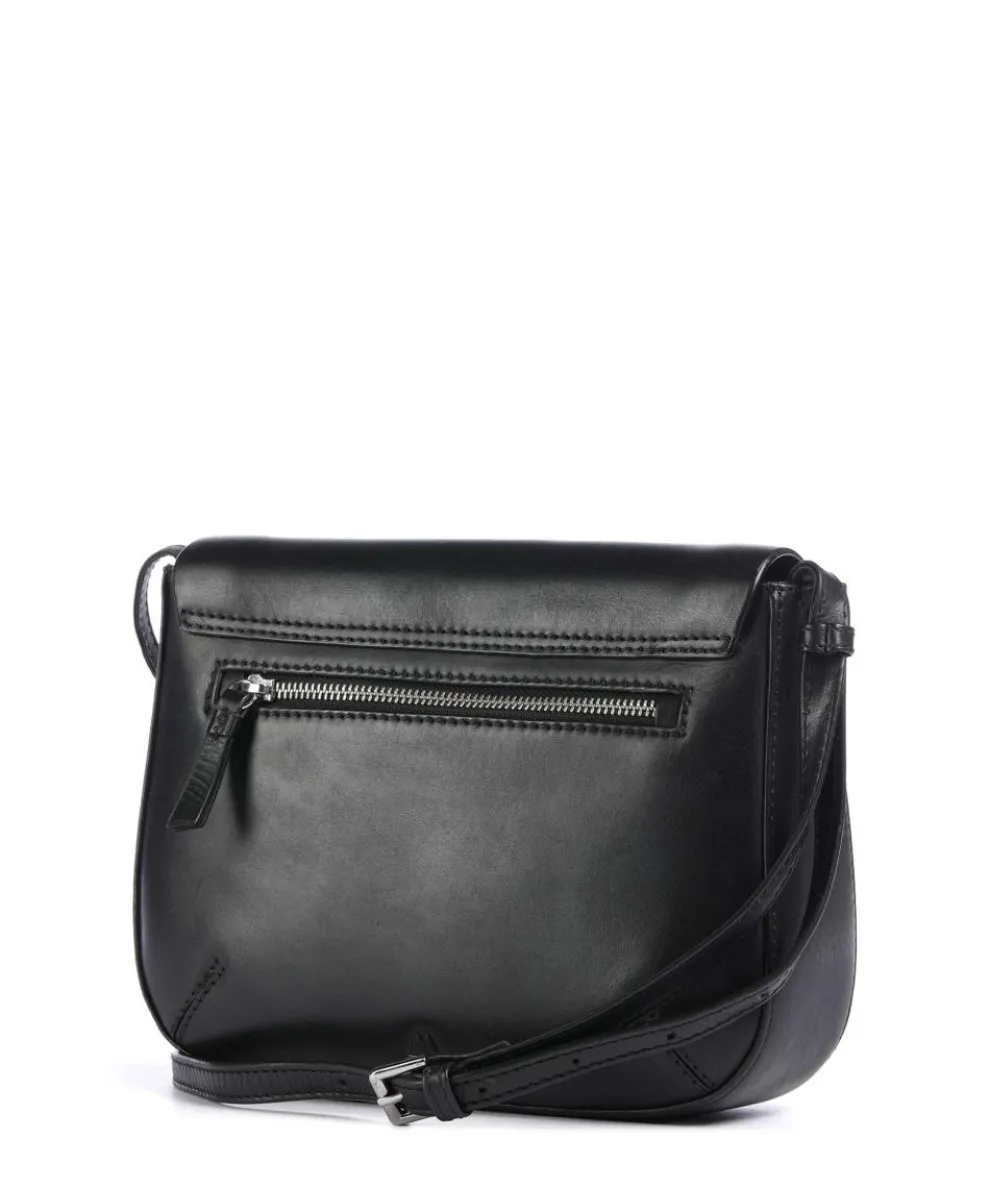 Jane Umhängetasche Rindsleder schwarz