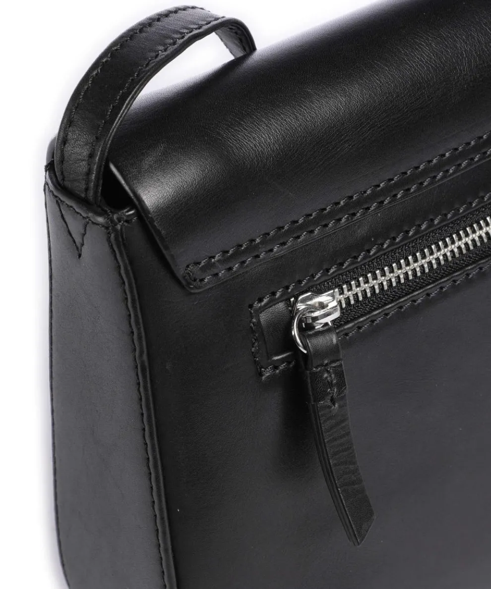 Jane Umhängetasche Rindsleder schwarz