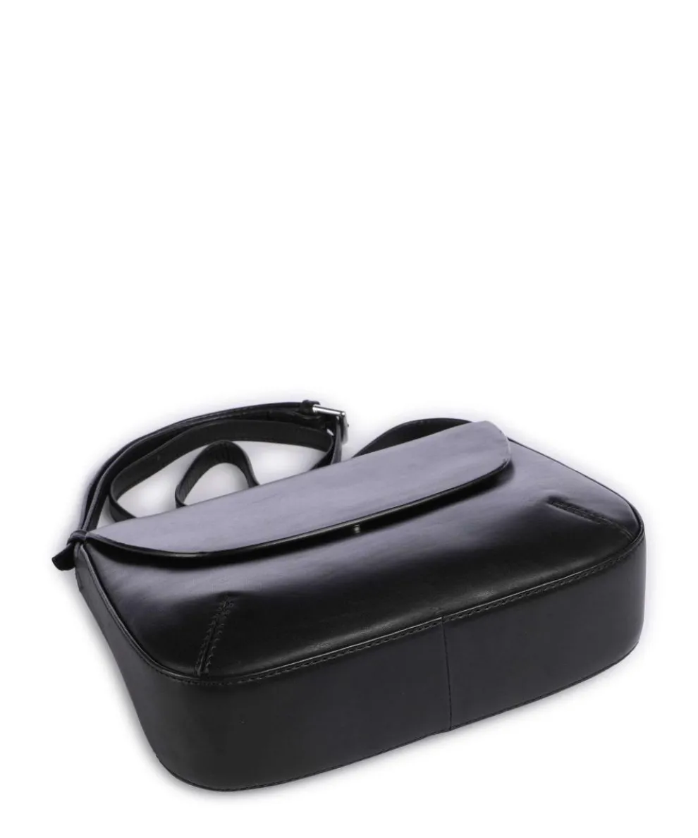 Jane Umhängetasche Rindsleder schwarz