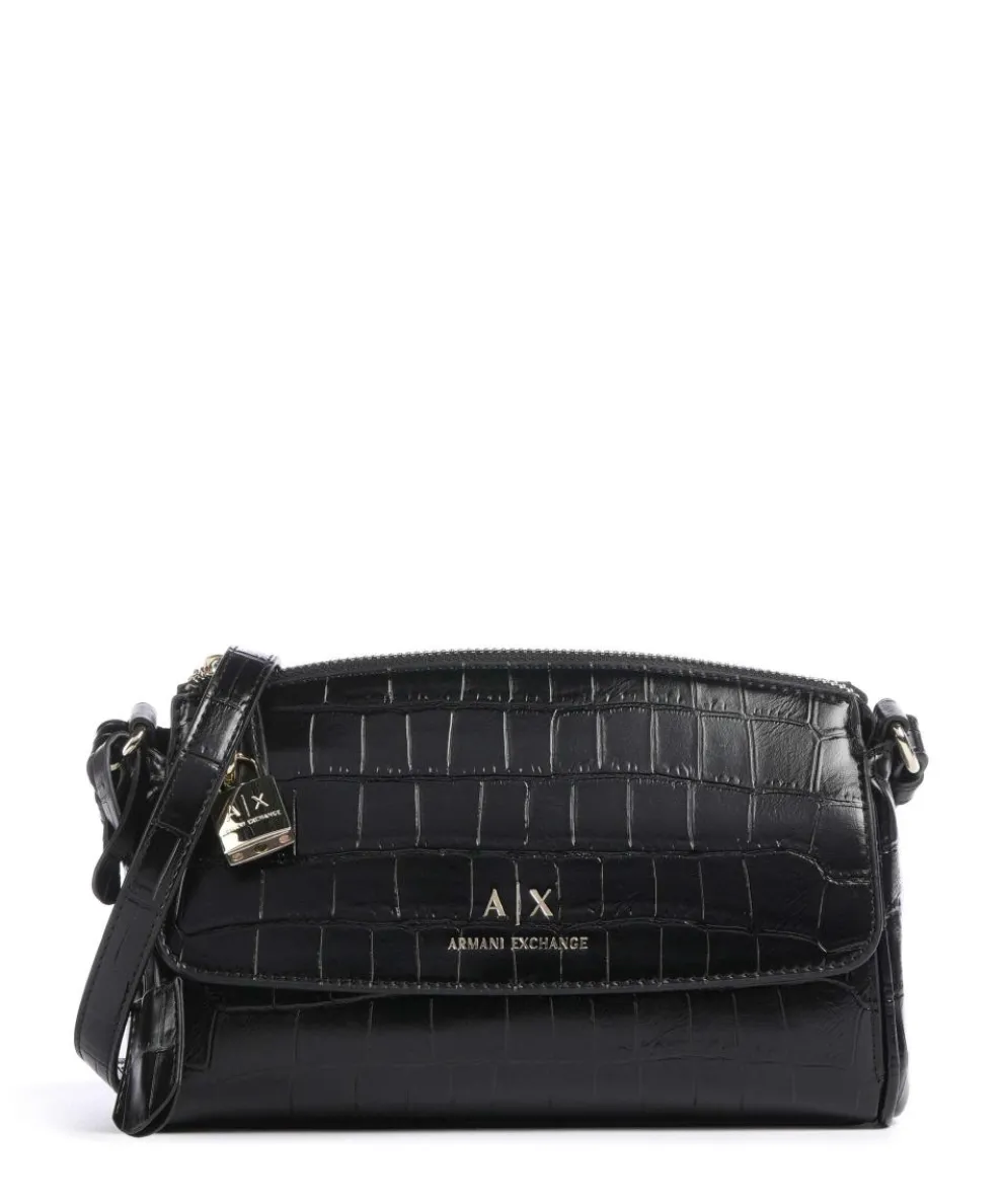 Jane Umhängetasche Lederimitat schwarz