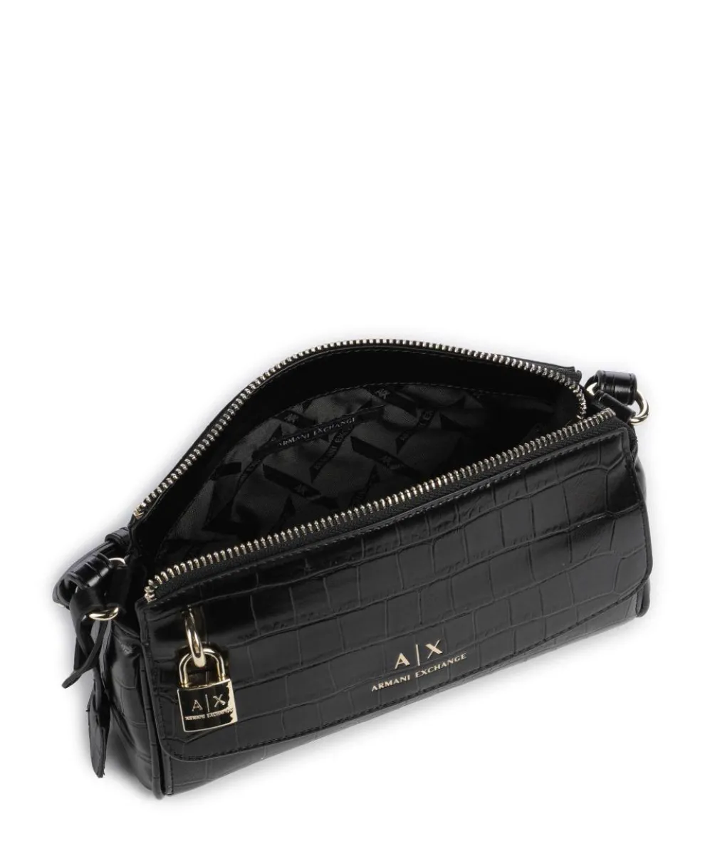 Jane Umhängetasche Lederimitat schwarz