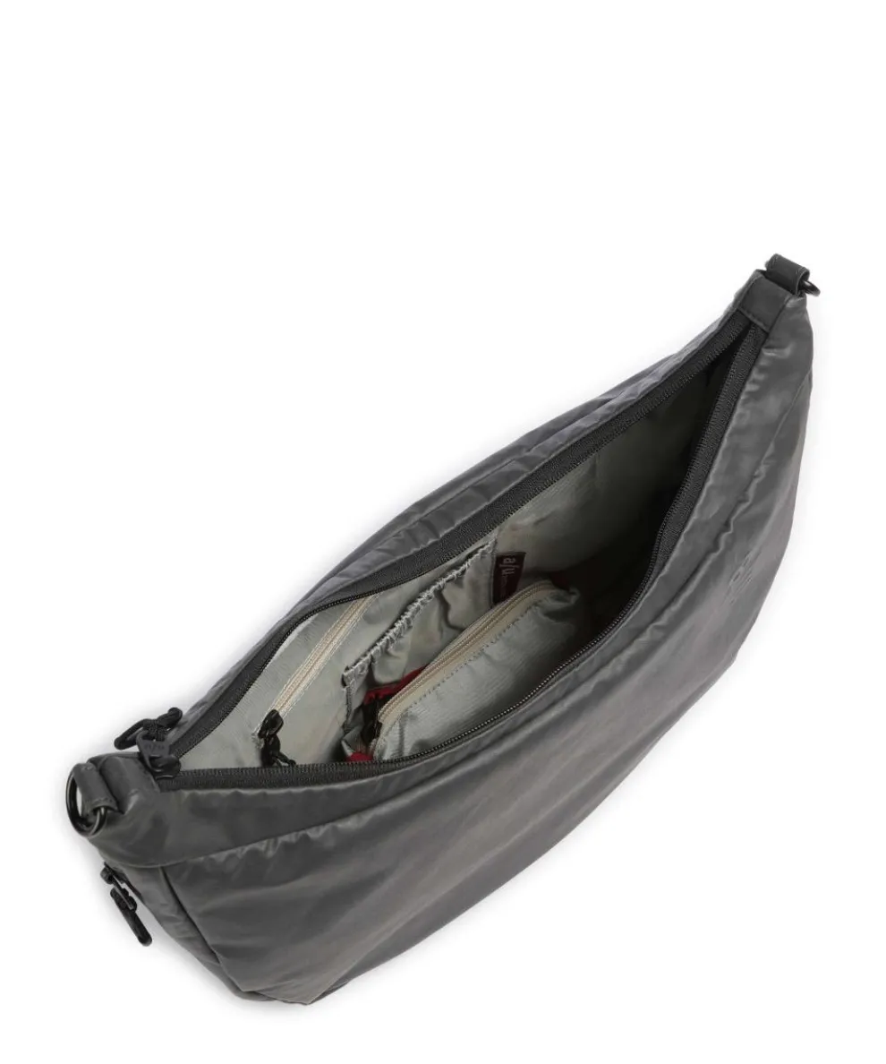 Japan RE Koyoshi RE Umhängetasche recyceltes Nylon dunkelgrau