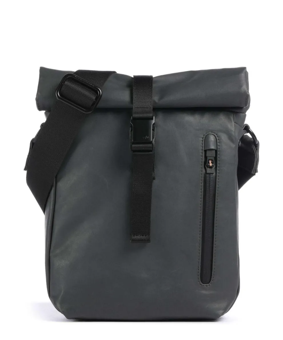 Japan RE Kuji RE Umhängetasche recyceltes Nylon dunkelgrau