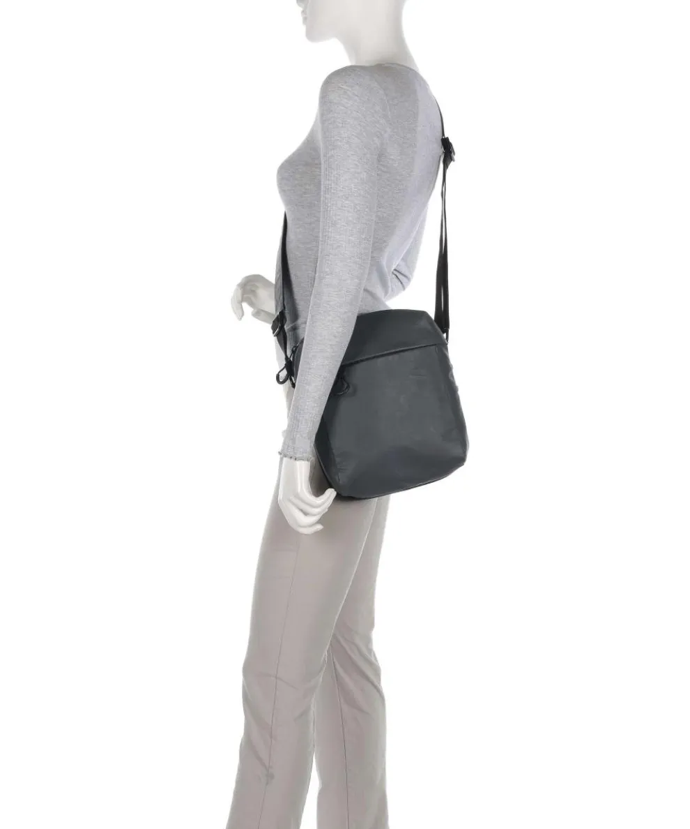 Japan RE Oyabe RE Umhängetasche recyceltes Nylon dunkelgrau