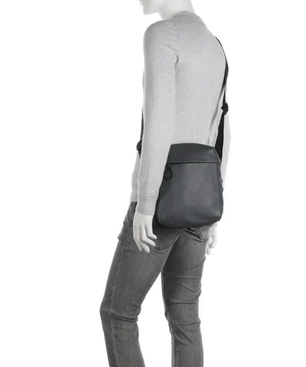 Japan RE Oyabe RE Umhängetasche recyceltes Nylon dunkelgrau