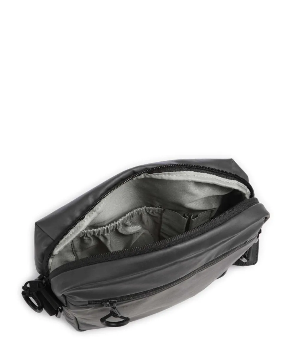 Japan RE Oyabe RE Umhängetasche recyceltes Nylon dunkelgrau