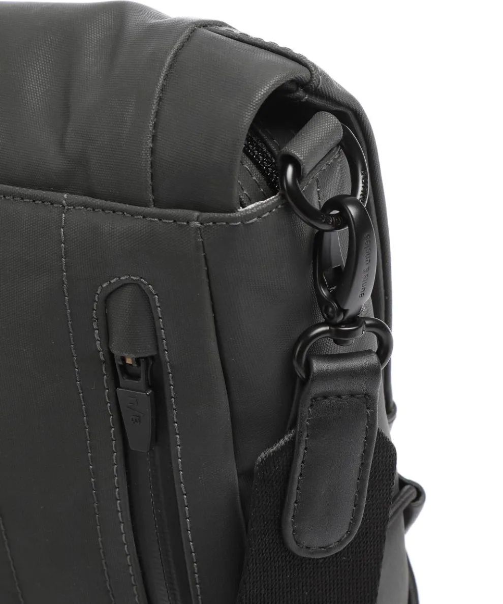 Japan Sendai Kuriertasche Bio-Baumwolle dunkelgrau