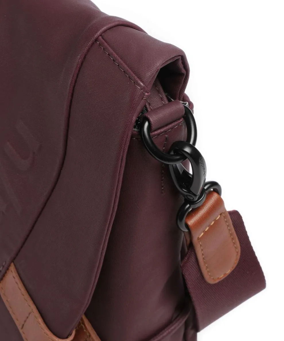 Japan Sendai Kuriertasche Bio-Baumwolle brombeer