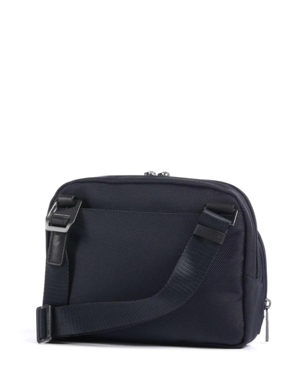 Brief Umhängetasche recyceltes Nylon navy