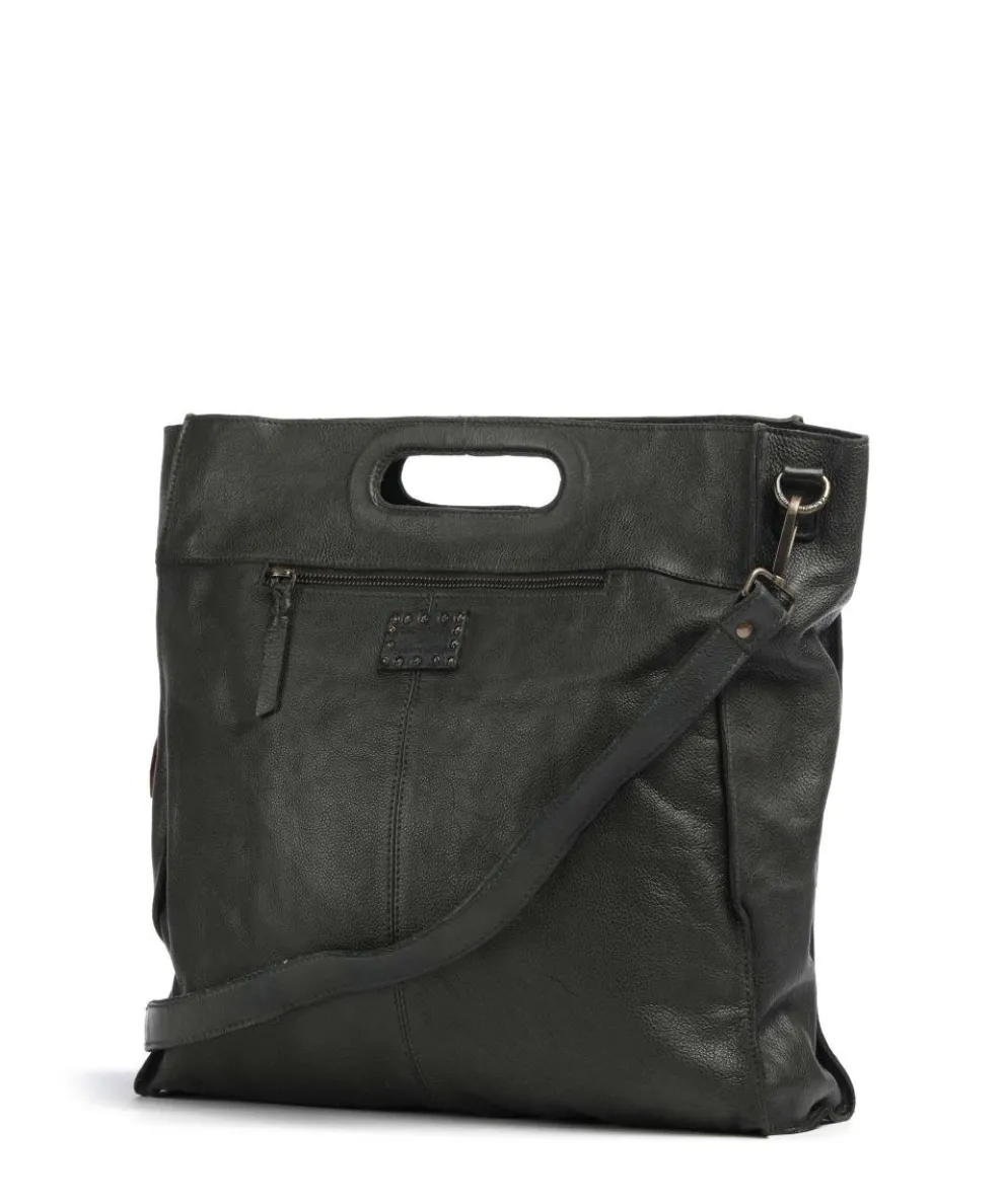 Sternbergstraße 1 Handtasche genarbtes Rindsleder khaki