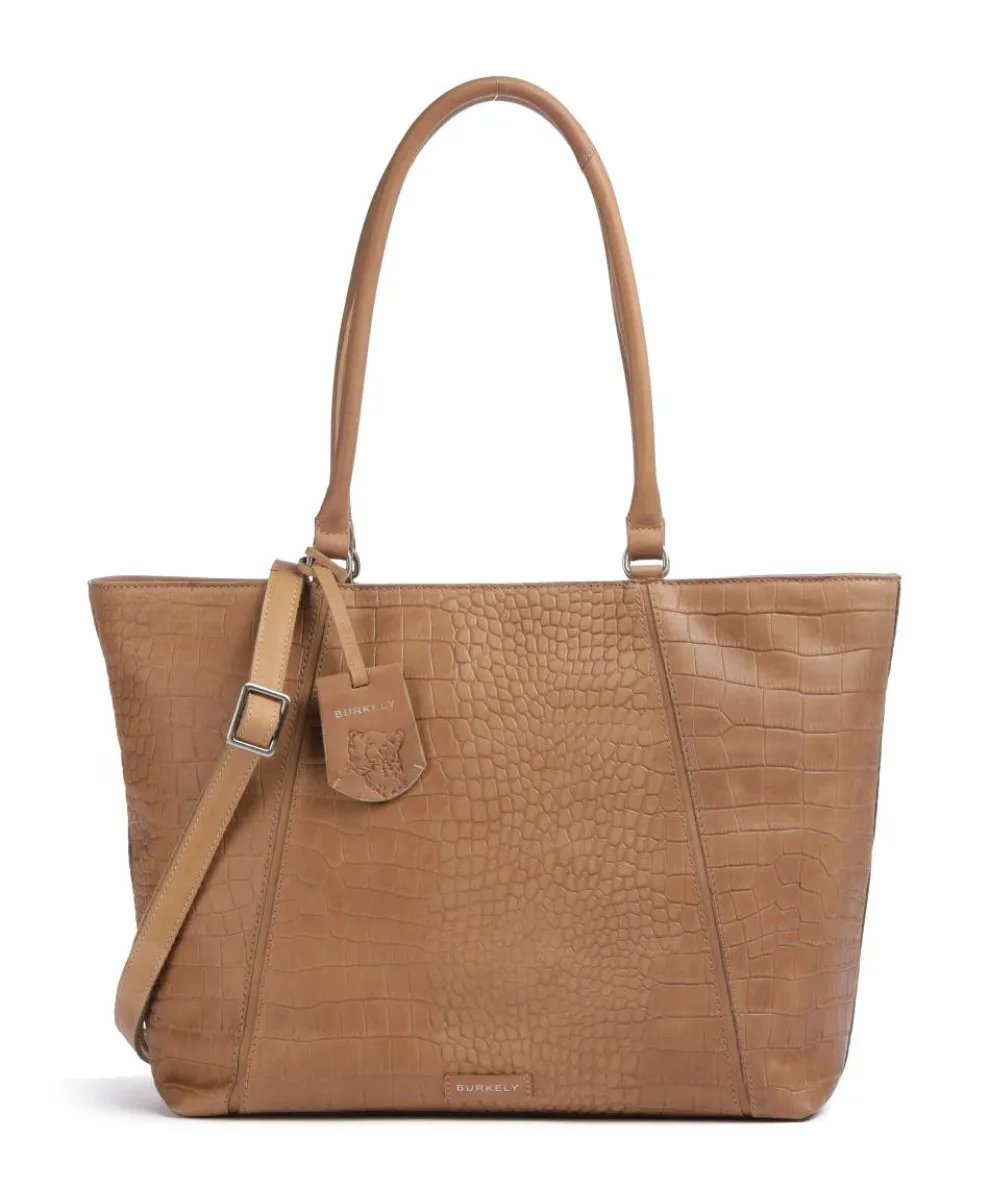 Cool Colbie Shopper 15″ geprägtes Leder hellbraun