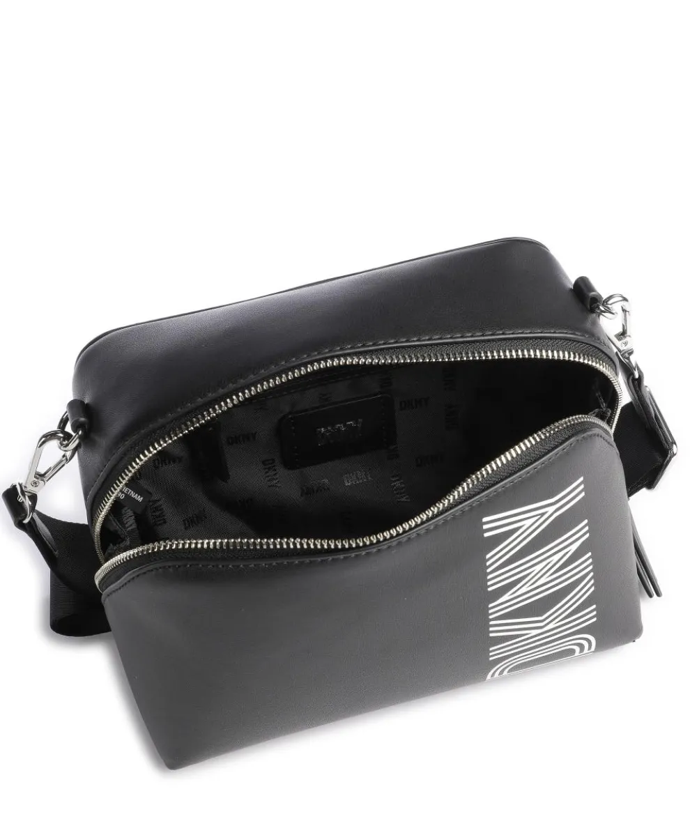 Tilly Umhängetasche Lederimitat schwarz