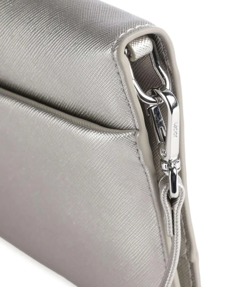 Jeans Cofano Cadea Umhängetasche Lederimitat silber