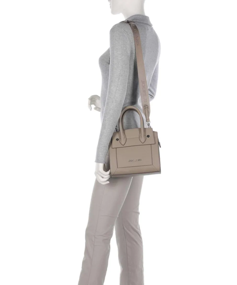 Jeans Cornice Handtasche Lederimitat taupe