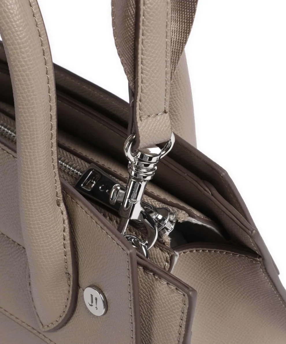 Jeans Cornice Handtasche Lederimitat taupe