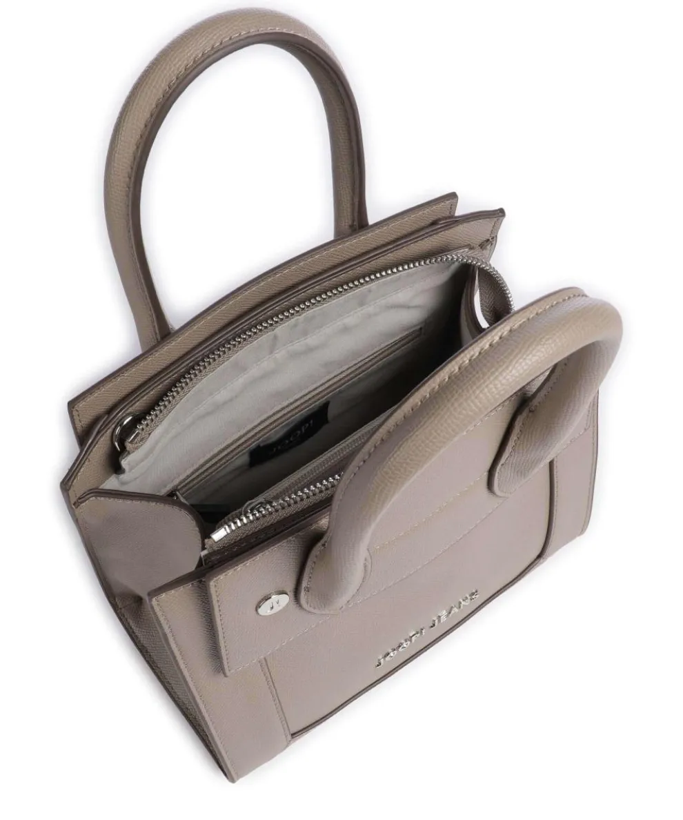 Jeans Cornice Handtasche Lederimitat taupe