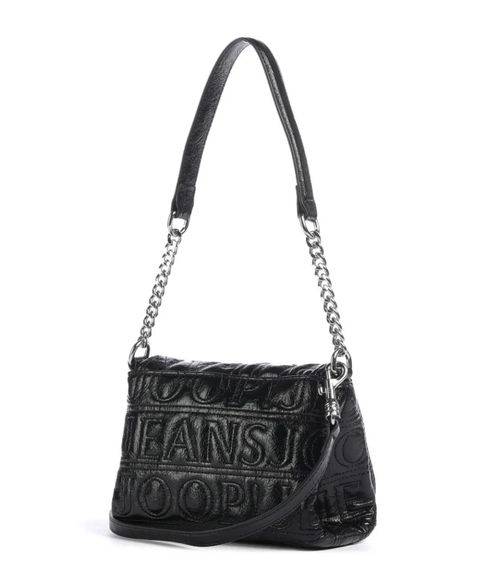 Jeans Iniziale Spiega Solar Schultertasche Lederimitat schwarz