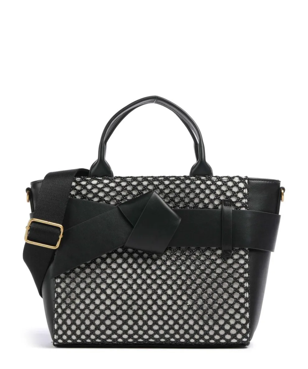 Jeesa Handtasche Lederimitat schwarz