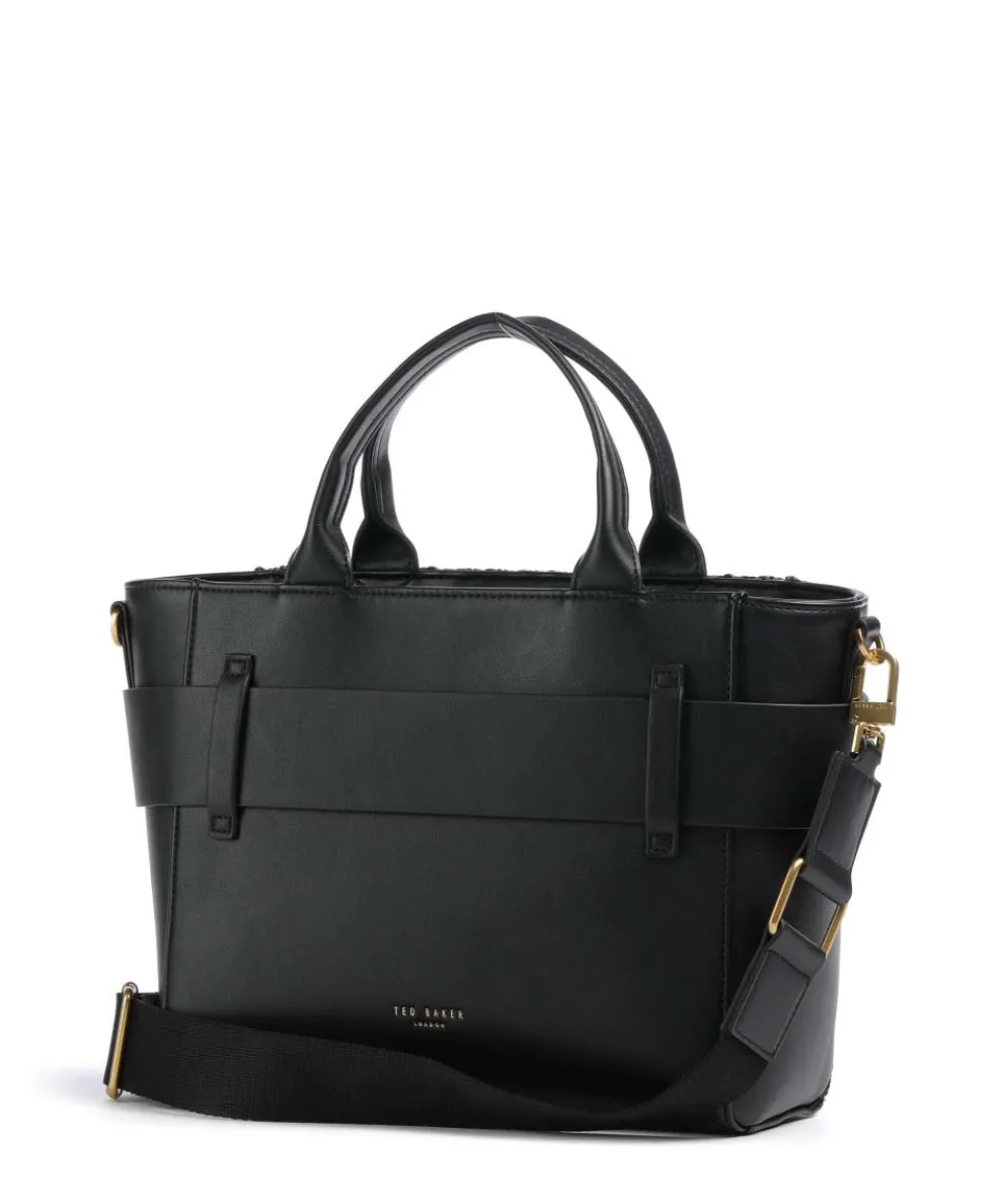 Jeesa Handtasche Lederimitat schwarz