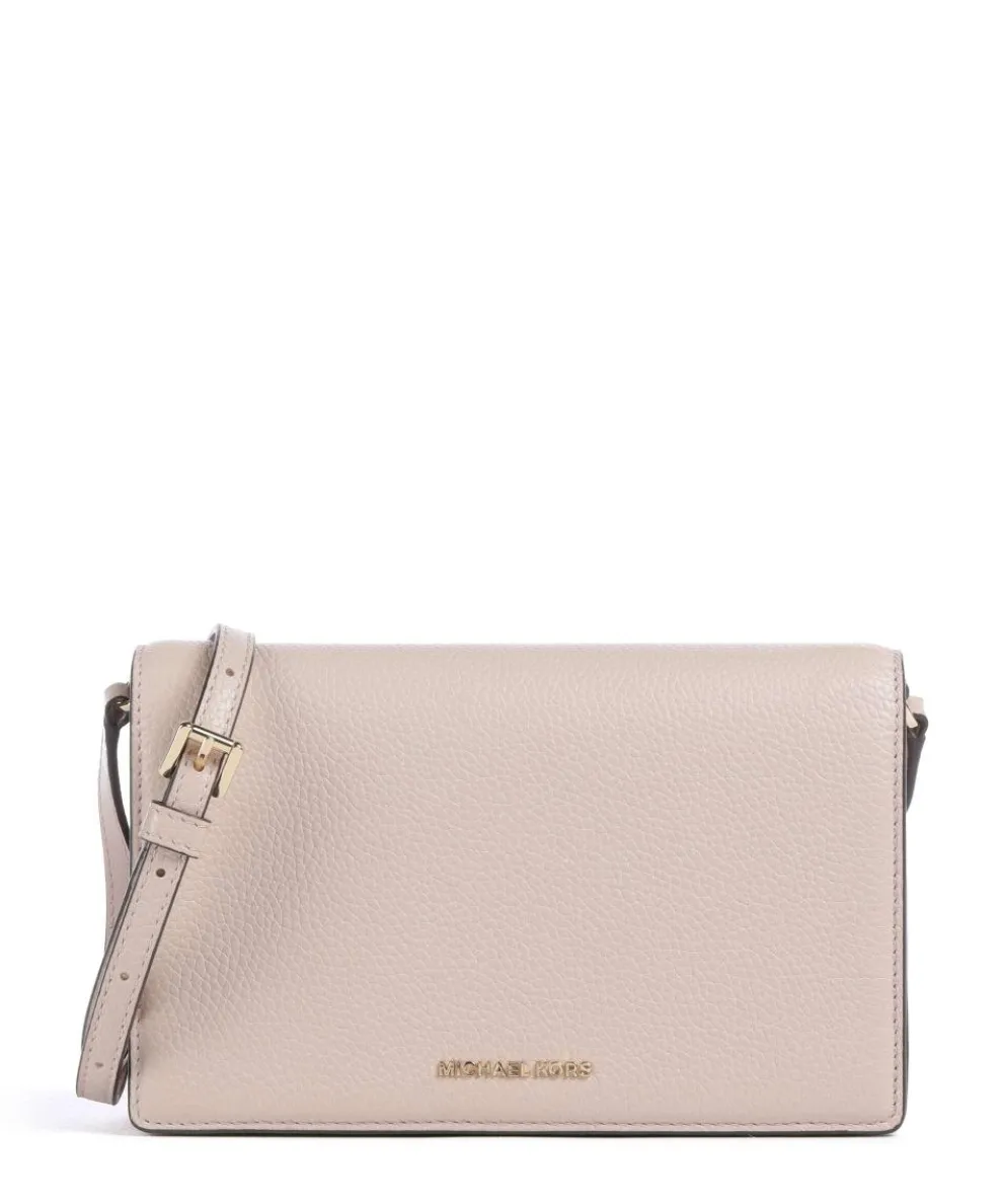 Jet Set Medium Umhängetasche genarbtes Rindsleder altrosa