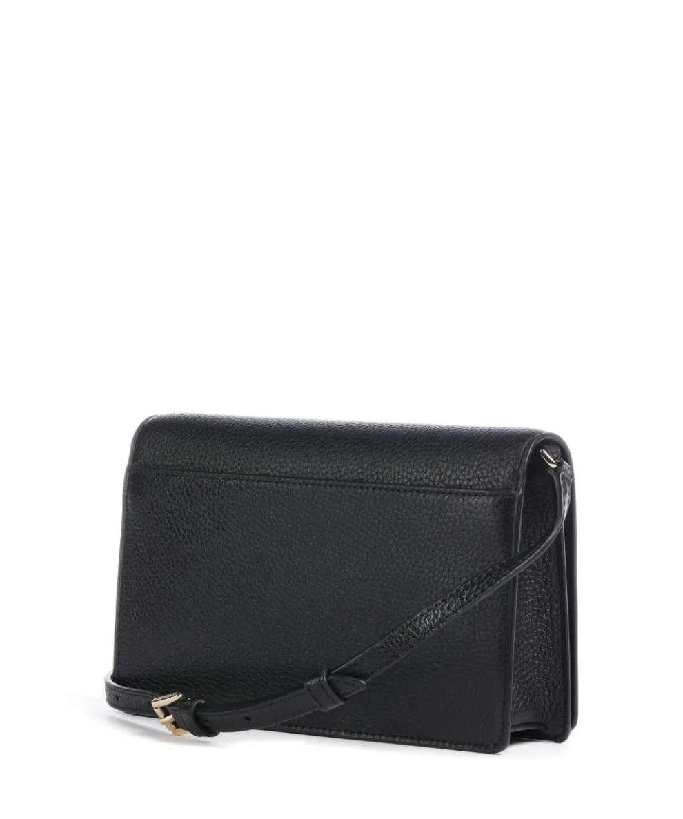Jet Set Medium Umhängetasche genarbtes Rindsleder schwarz